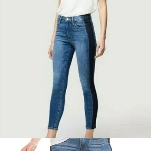 FRAME JEANS‎ LE HIGH SKINNY CROP IN KENYA WASH - Picture 9 of 9